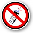 DuraStripe rond veiligheidsteken / TELFOON VERBOD 